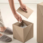 Elegant Fluted Wastebin - grahsajja