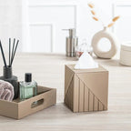 Fluted Tissue Box Square - grahsajja