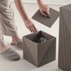 Elegant Fluted Wastebin - grahsajja