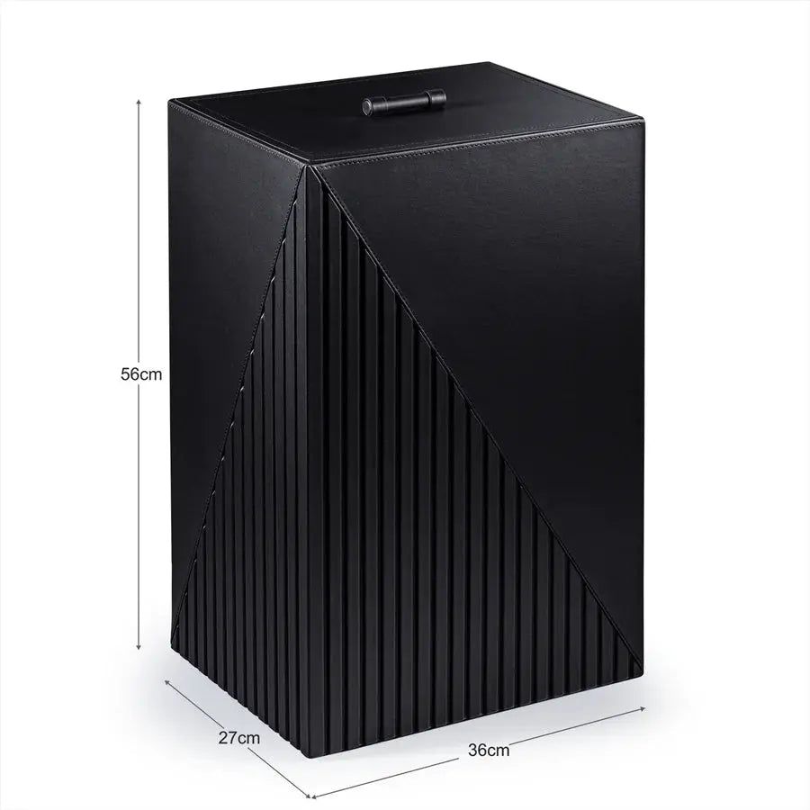 Elegant Fluted Laundry Hamper - grahsajja