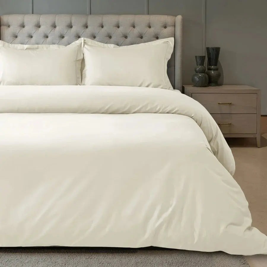 Spread Spain 900 TC Supima Cotton, Seasonless Luxury Bedding Ivory - grahsajja