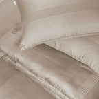 Spread Spain 450 TC Premium Cotton Barcode Bedding Taupe - grahsajja