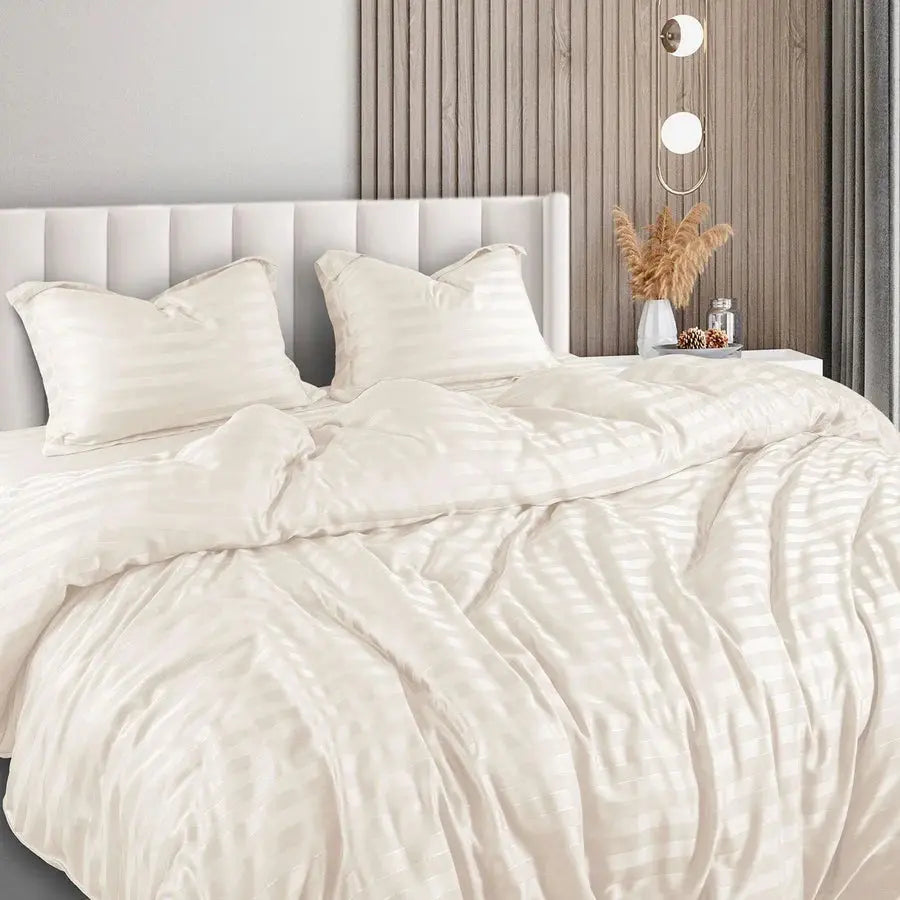 Spread Home TWILIGHT SILVER SAND "MADE FROM BAMBOO" BEDSHEET - grahsajja