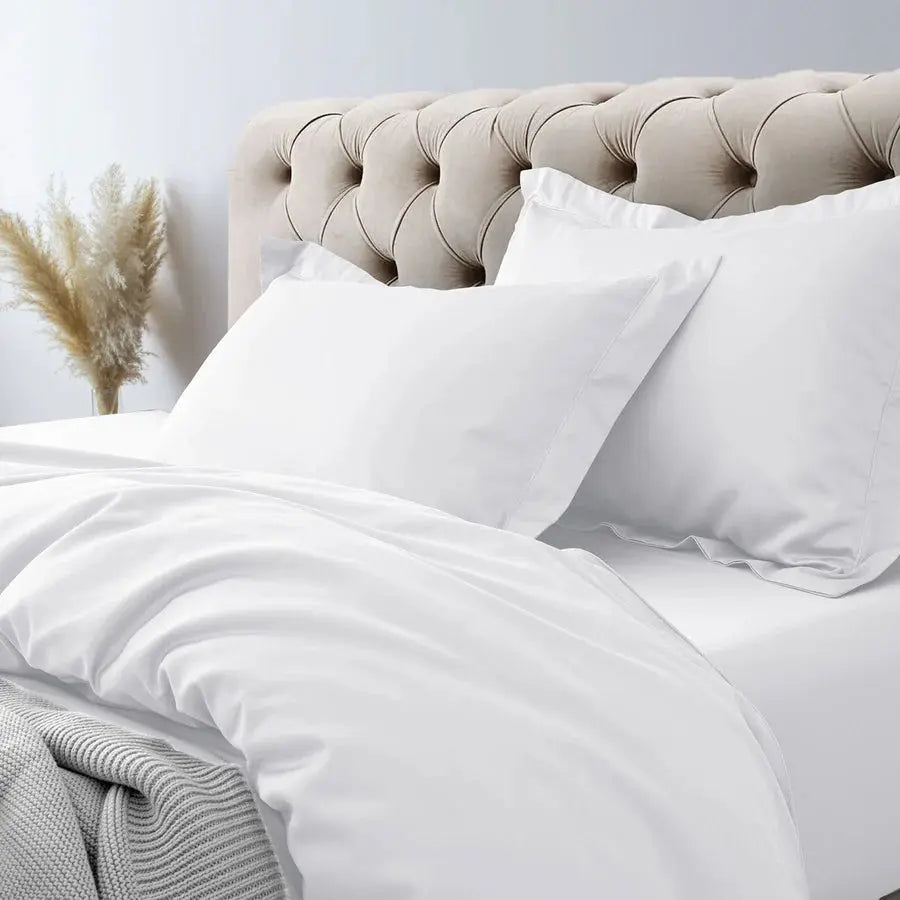 Spread Spain 900 TC Supima Cotton, Seasonless Luxury Bedding White - grahsajja