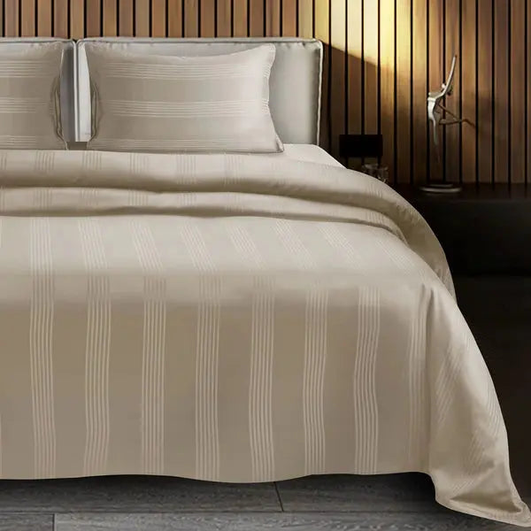 Spread Spain 450 TC Premium Cotton Barcode Bedding Stone - grahsajja