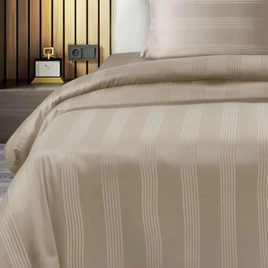 Spread Spain 450 TC Premium Cotton Barcode Bedding Stone - grahsajja