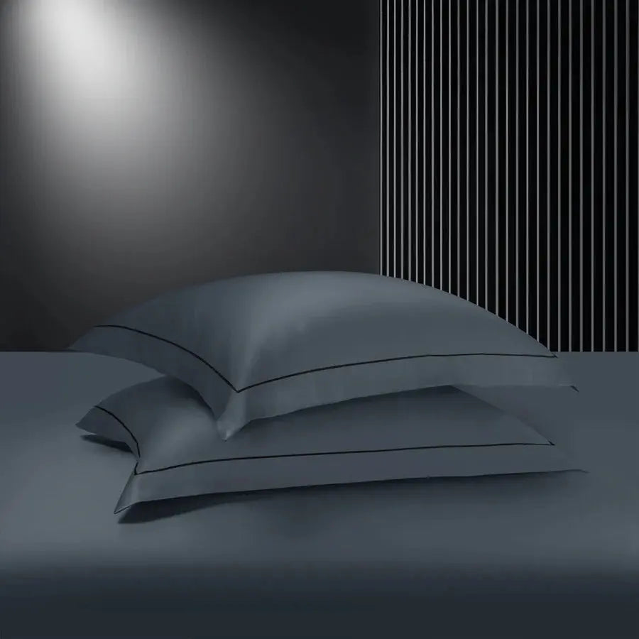 Spread Home 1200 TC Egyptian Cotton Bedding Collection Dark Slate SPREAD HOME PROD PVT LTD.