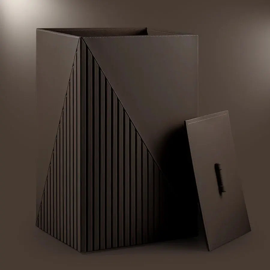 Elegant Fluted Laundry Hamper - grahsajja