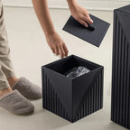 Elegant Fluted Wastebin - grahsajja