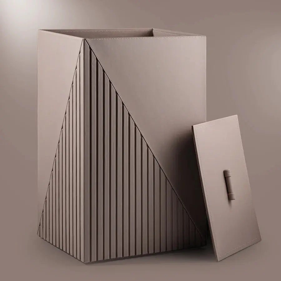 Elegant Fluted Laundry Hamper - grahsajja