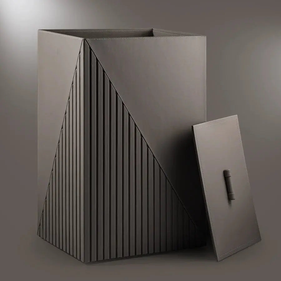 Elegant Fluted Laundry Hamper - grahsajja