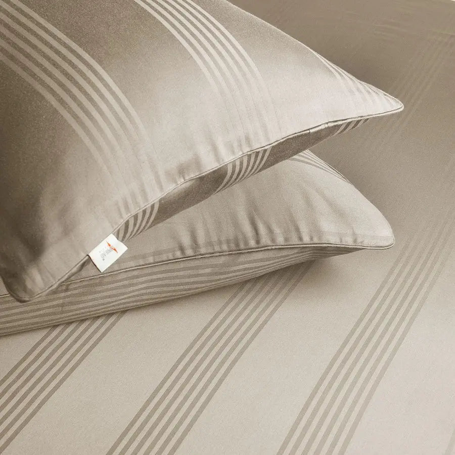 Spread Spain 450 TC Premium Cotton Barcode Bedding Stone - grahsajja