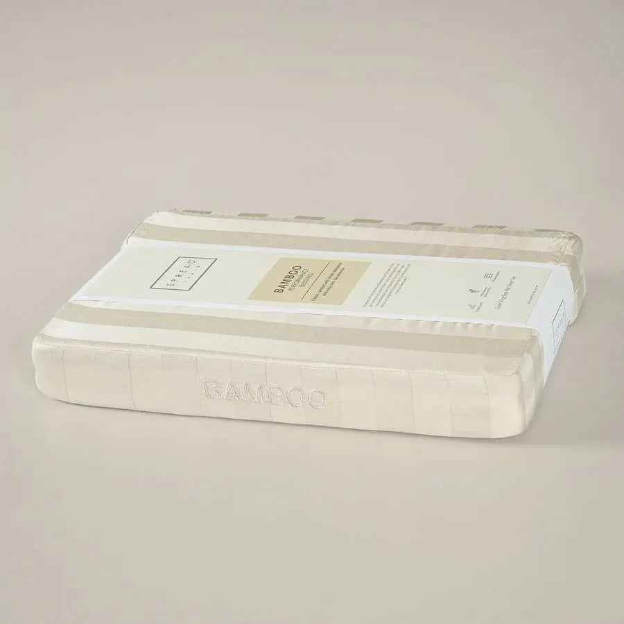 Spread Home TWILIGHT SILVER SAND "MADE FROM BAMBOO" BEDSHEET - grahsajja