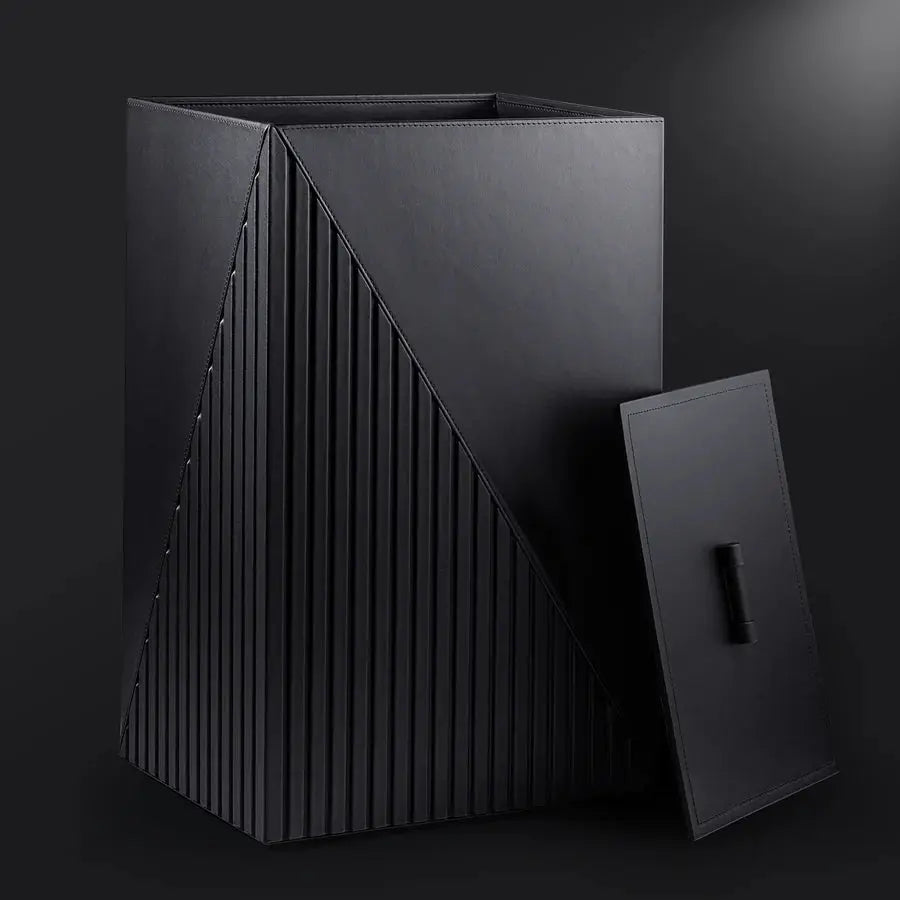 Elegant Fluted Laundry Hamper - grahsajja