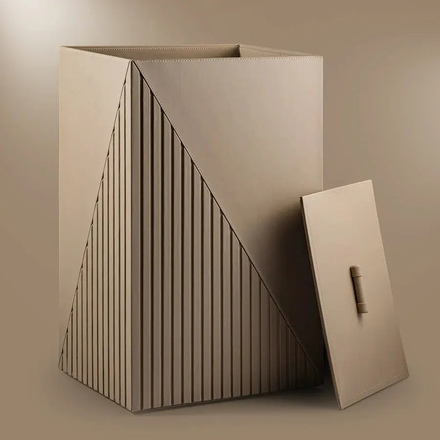 Elegant Fluted Laundry Hamper - grahsajja