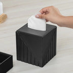 Fluted Tissue Box Square - grahsajja