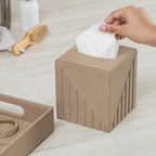 Fluted Tissue Box Square - grahsajja