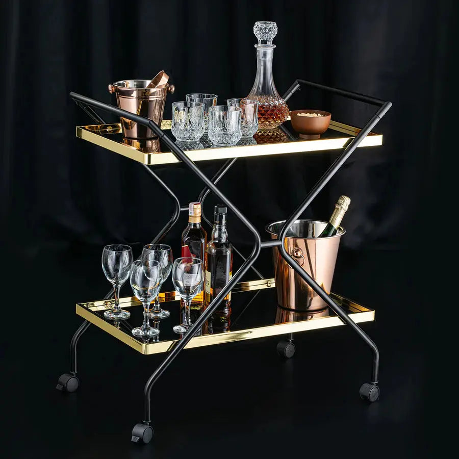 Midnight Glam Serving Cart - grahsajja