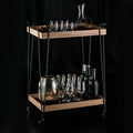 Classic Oakwood Serving Cart - grahsajja
