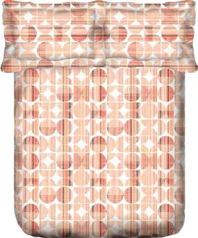 PORTICO MARVELLA Cotton King size 274cmx274cm 144TC Printed 3Pcs Bedsheet New - grahsajja