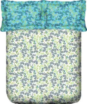 PORTICO MARVELLA Cotton King size 274cmx274cm 144TC Printed 3Pcs Bedsheet New - grahsajja