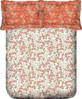 PORTICO MARVELLA Cotton King size 274cmx274cm 144TC Printed 3Pcs Bedsheet New - grahsajja