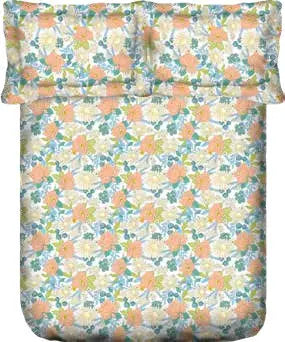 PORTICO MARVELLA Cotton King size 274cmx274cm 144TC Printed 3Pcs Bedsheet New - grahsajja