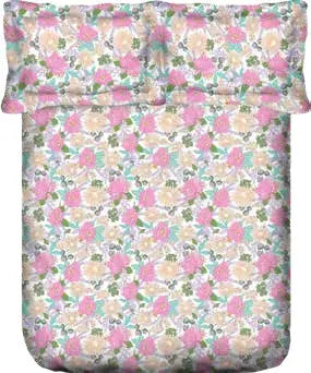 PORTICO MARVELLA Cotton King size 274cmx274cm 144TC Printed 3Pcs Bedsheet New - grahsajja