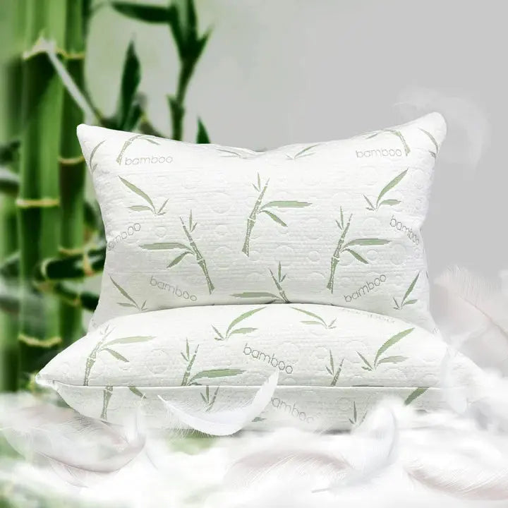 Spur Feather Pillow With Bamboo Fabric Cover Sassoon
