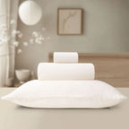 LINEN COTTON BEDSHEETS - EVERYDAY SOFTNESS OFF WHITE