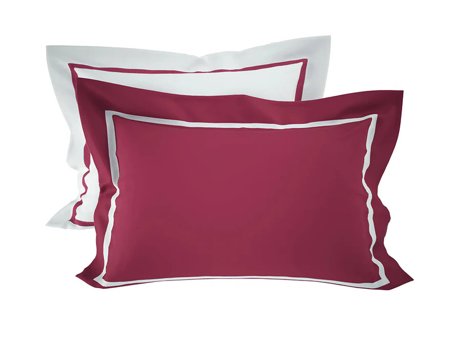 Spaces Hygro Cotton King Size Bedsheet Dark Violet with 4PCs Pillow Cover - grahsajja