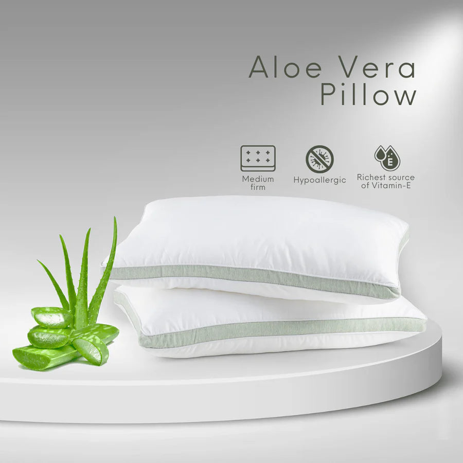 Spread Spain Aloevera Gel Coated Anti Allergic Pillow - grahsajja