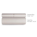 Spread Home BAMBOO PERFORMANCE BEDSHEET Silver Sand - grahsajja