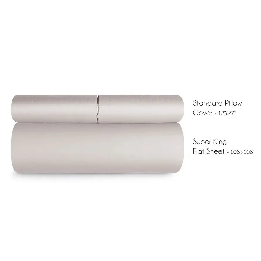 Spread Home BAMBOO PERFORMANCE BEDSHEET Silver Sand - grahsajja
