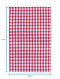 Linen Tea towel Gingham Pack Of 4 Pink - grahsajja