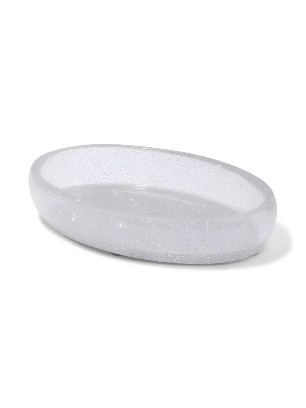 Silver-Toned 4 pieces Solid Polyresin Bath Accessories Set - grahsajja