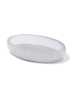 Silver-Toned 4 pieces Solid Polyresin Bath Accessories Set - grahsajja