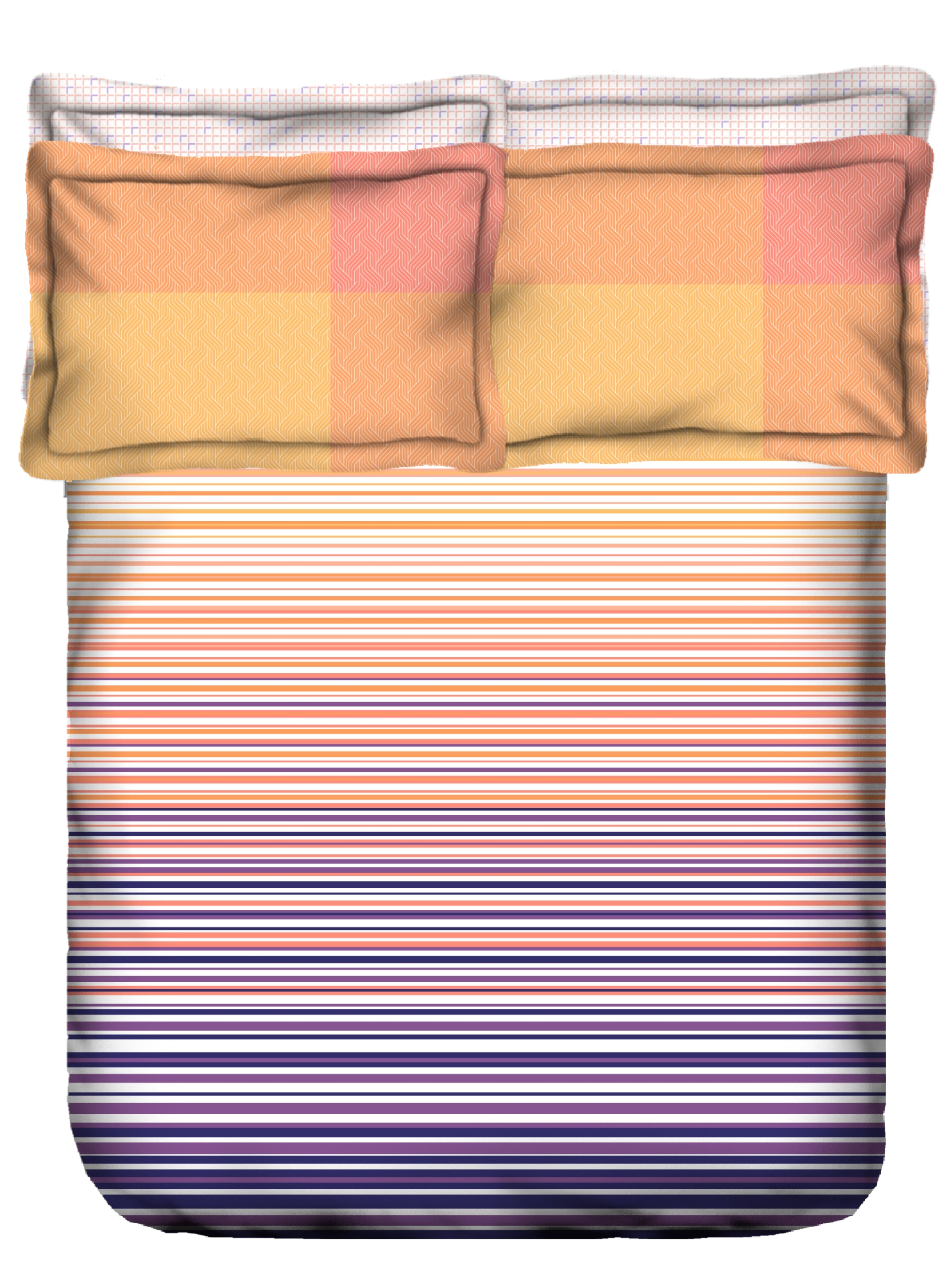 Portico Ethereal Printed 210TC Super King Size Double Bedsheet with 4pc Pillow Cover - grahsajja
