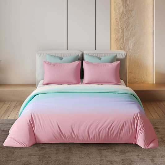 D'decor Bedsheet Super King Size BALAYAGE Candy Pink Esteem Collection - grahsajja
