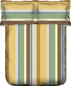 Portico Hashtag Cotton King Bedsheet Set - Grah Sajja