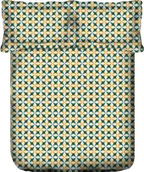 Portico New York Hashtag 164 TC Cotton Bedsheet with Pillow Cover | KING Fitted Bedsheet - grahsajja