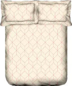 Portico New York Hashtag 164 TC Cotton Bedsheet with Pillow Cover | KING Fitted Bedsheet - grahsajja