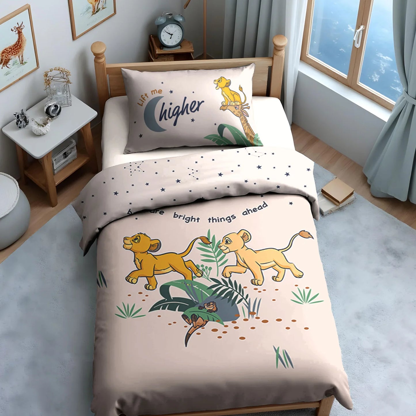 Disney Club House Digital Printed 300TC Cotton Bedsheet