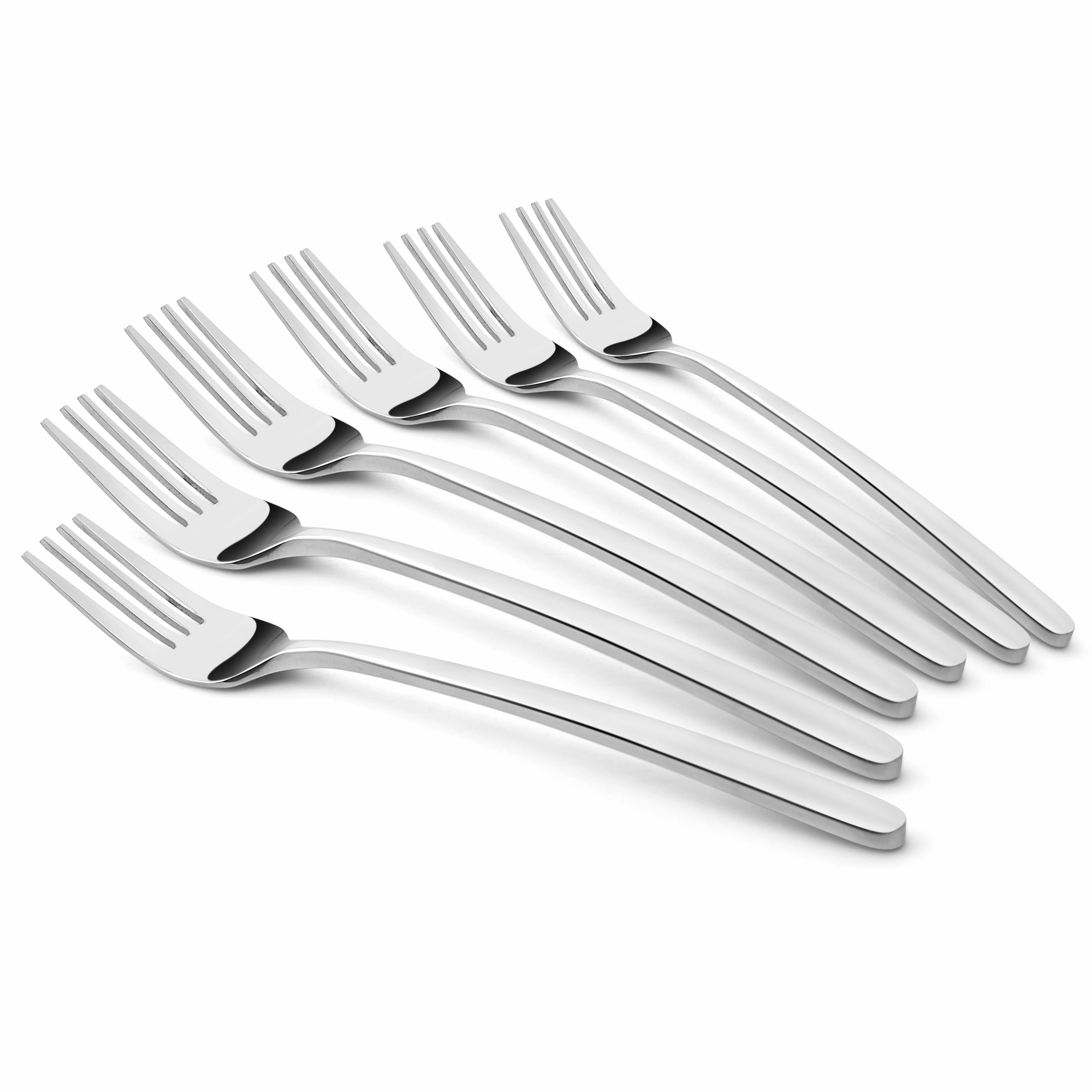 Chef Vicky Ratnani's Signature Collection By FnS Thames Stainless Steel Dessert Fork 6 Pcs Set