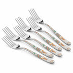Chef Vicky Ratnani's Signature Collection By FnS Wales Stainless Steel Dessert Fork 6 Pcs Set