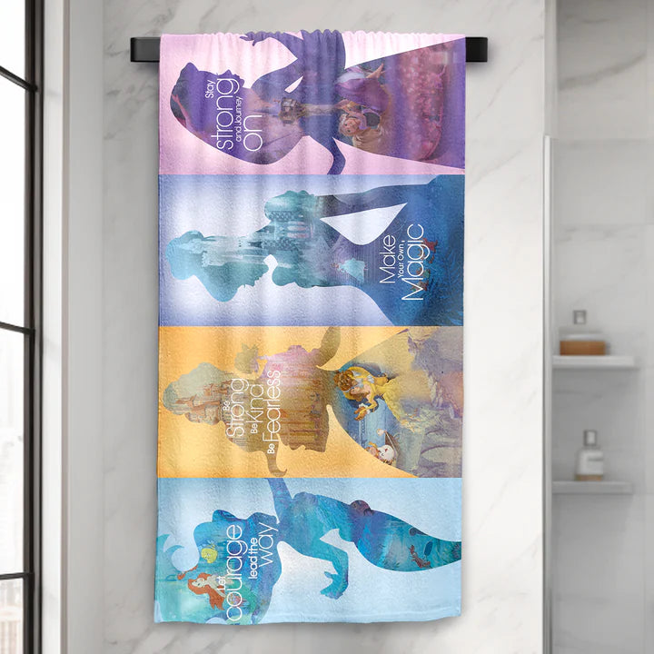 Disney Princess Towel For Kids & Adults
