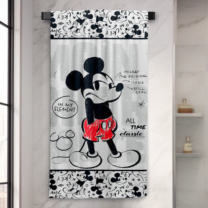 Disney Mickey Mouse Towel For Kids & Adults