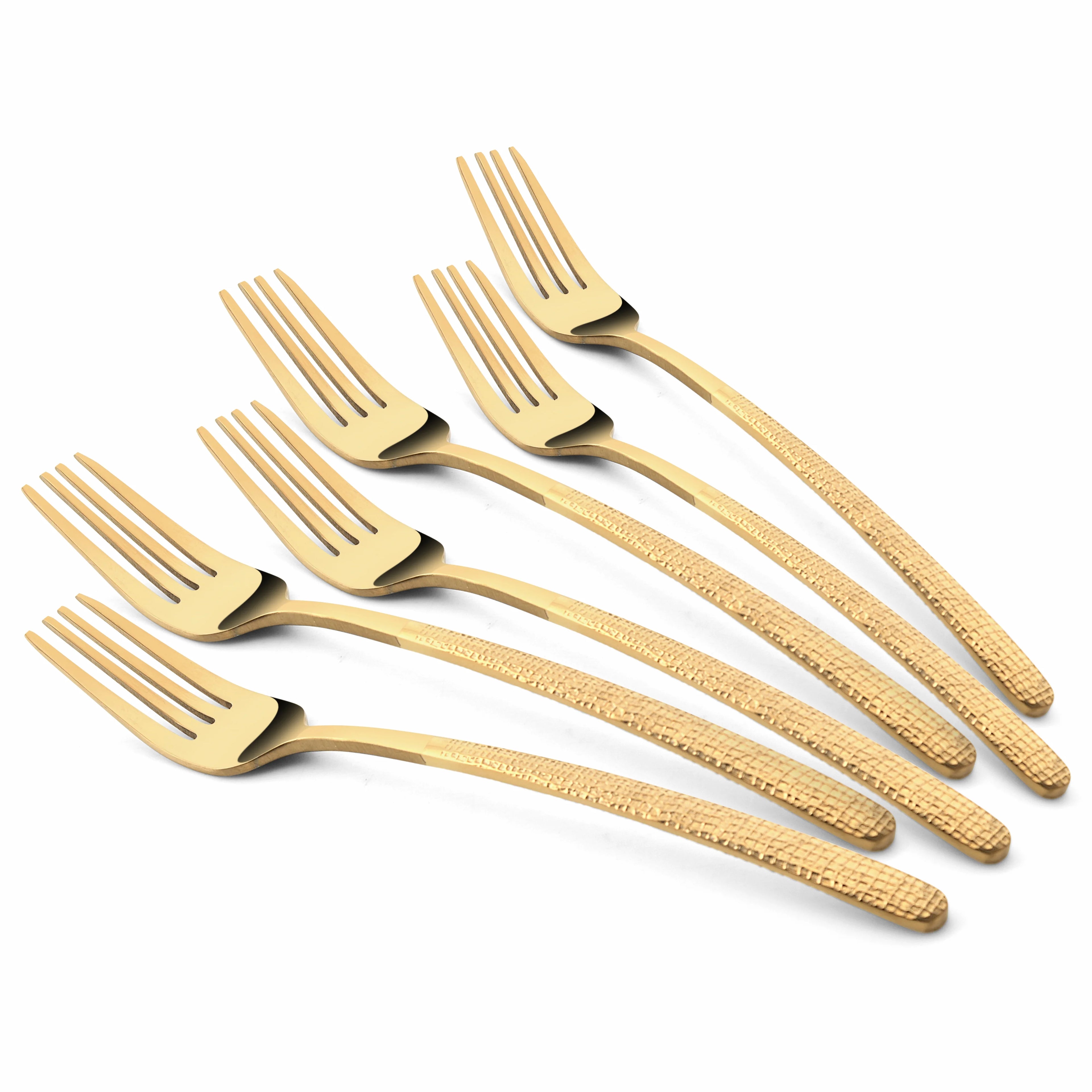 Chef Vicky Ratnani's Signature Collection By FnS Velora Stainless Steel Dessert Fork 6 Pcs Set