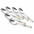 Chef Vicky Ratnani's Signature Collection By FnS Wales Stainless Steel Dessert Spoon 6 Pcs Set