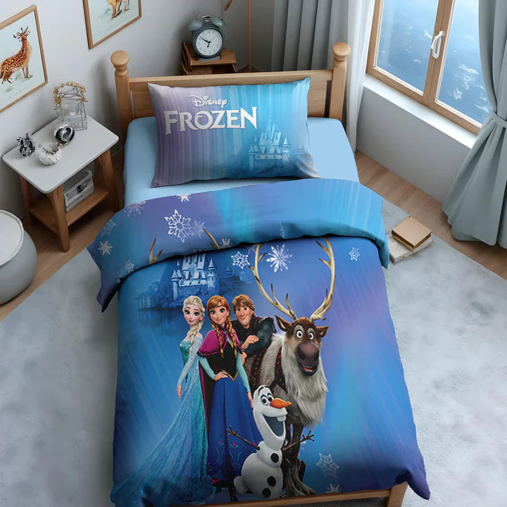 Disney Frozen Digital Printed 300TC Cotton Bedsheet